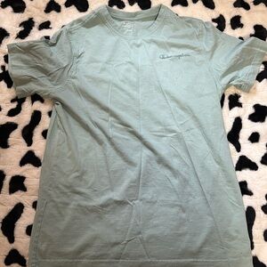 Vintage Champion Shirt Mens Large Seafoam Green Logo